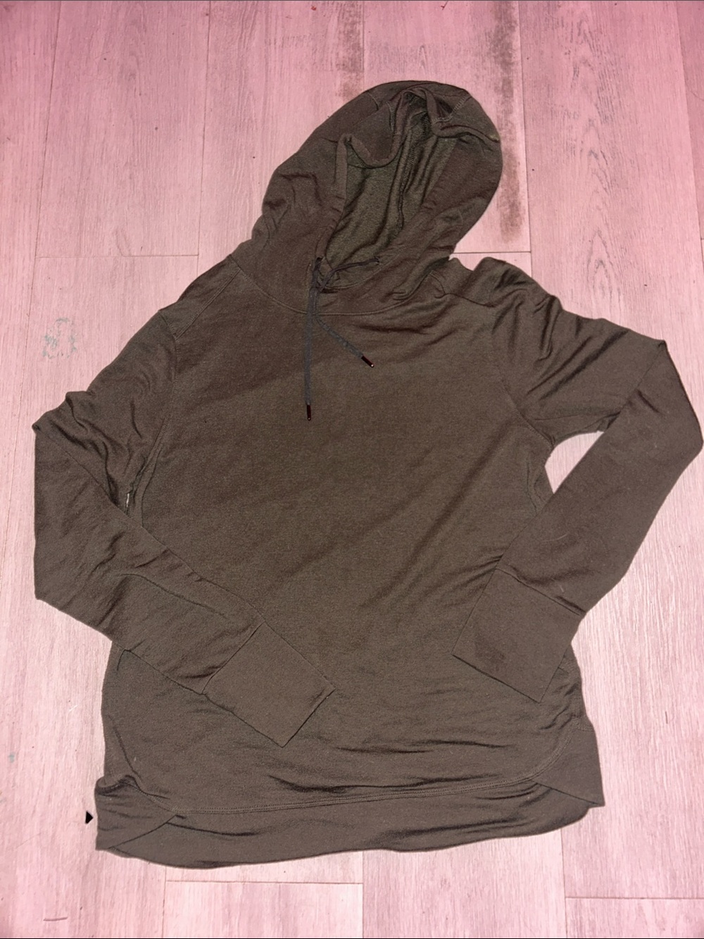 Athletic Works Olive Green Pullover Hoodie